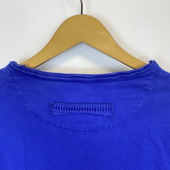 Neon Buddha Royal Blue Button Top - Picture 11 of 12